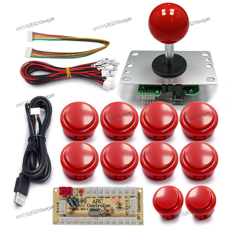 Circuit Snap Kit - ชุดอุปกรณ์สำหรับประกอบจอยสติ๊กอาร์เคดแบบ DIY พร้อมแผงวงจร USB และปุ่มแบบเสียบขนาด 30