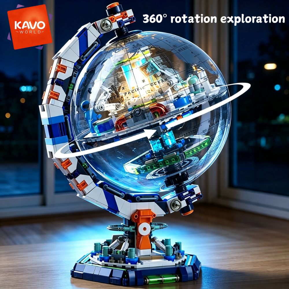 Hobby Science Lab - ชุดตัวต่อสถานีอวกาศ KAVOWORLD 1793 ชิ้น พร้อมไฟ LED
