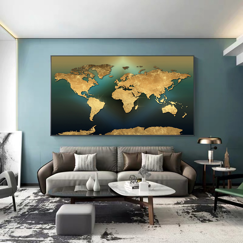 โมเดิร์นมินิมอลลิสต์แผนที่โลกศ - Star Map Poster บทวิจารณ์และราคา